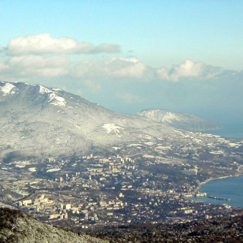 Crimean winter: Mt Aj Petri Крымская зима на горе Ай-Петри