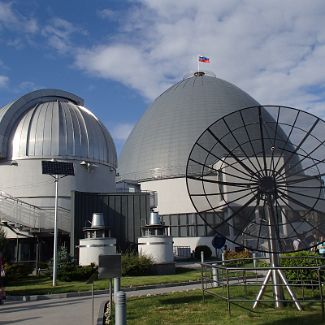 На Астроплощадке Московского Планетария
