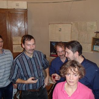 Ю.Кулагин, Н.Кецарис, И.Рябенко, С.Антипин и О.Возякова