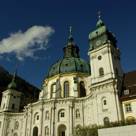 Kloster Ettal Аббатство Этталь в Верхней Баварии