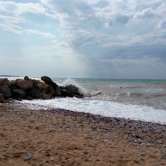 Крым: Пляж Мар Ле Мар в Песчаном